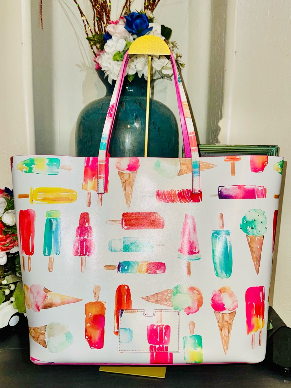 Kate Spade New York "Flavor of the Month" Francis Tote icecream & popsicles EUC - Picture 14 of 16